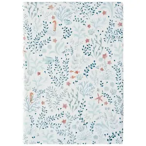 Drap Plat imprimé en Percale de Coton, sous l'océan, 240x300 cm, EssixVendu paramazon