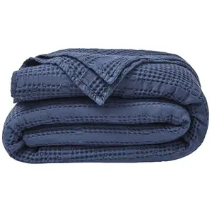 Comparateur de prix : ESSIX Couvre lit uni en Jacquard de Coton, Yogi, 260x240cm