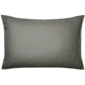 Taie d'oreiller en Satin de Coton, Grand Hôtel, Zinc, 50x75 cm, Essix pas cher