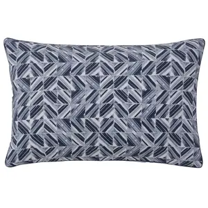 Taie d'oreiller en percale de coton Bleu 50x75 cm - Essix 75 x 50 cm pas cher