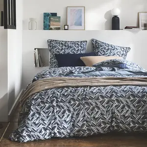 Housse de couette imprimée en percale de coton, REFLETS Essix pas cher