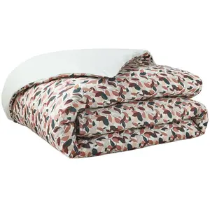 Essix Housse de couette imprimée en percale de coton, Murmure pas cher