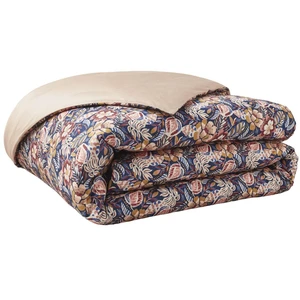 Essix Housse de couette imprimée en satin de coton, Folk-flowers pas cher