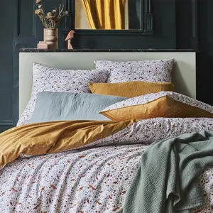 Housse de couette imprimée en percale de coton, PARADE Essix pas cher