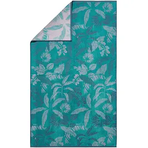Drap De Plage En Jacquard De Coton, Bali Bleu Turquoise - ESSIX pas cher