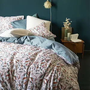 Housse De Couette En Satin De Coton, Bliss Rose-Essix pas cher