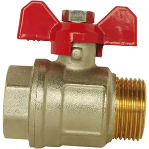Comparateur de prix : SOMATHERM Vanne à sphere ACS - Mâle Femelle 3/4" - Poignée Papillon - ...