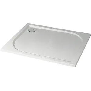 ONDEE Receveur HESTIA - Antidérapant - 80x160cm - Résine - Blanc - Extra-plat pas cher