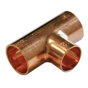 BLANC HABITAT Te Droit Reduit Cuivre Triple Femelle - 130 CuVendu parscrewfix