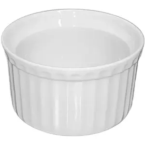 Comparateur de prix : Ramequin à soufflé 9 cm (lot de 6) - Porcelaine Girard - Blanc - Porcelaine