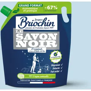 Comparateur de prix : Jacques Briochin Savon noir liquide gros format Ecocert 1,6L