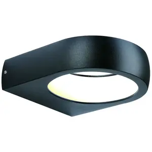 Applique extérieure filaire IP54 (470Lm 3000K A++) Noire - Voltman pas cher