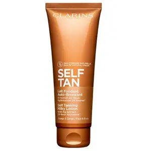 Self Tan - Lait Fondant Auto-Bronzant - Visage & Corps-125 ml CLARINS pas cher