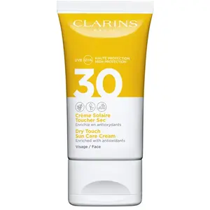 CLARINS Crème Solaire Toucher Sec Visage UVA/UVB 30 tube 50mlVendu parblissim