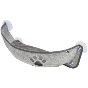 Couchage Chat - Bobby Hamac ventouse Balkan Gris - 68 x 28 x 25 cm