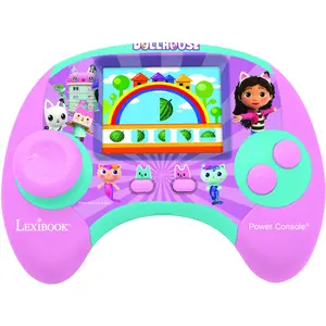 Lexibook Power Console Gabby Et La Maison Magique Console De Jeux Éducative Bilinque En Français Et Anglais Multicolore pas cher