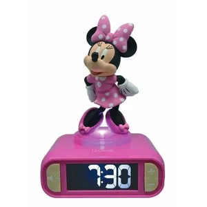 Comparateur de prix : Réveil digital avec veilleuse lumineuse Minnie en 3D et effets sonores