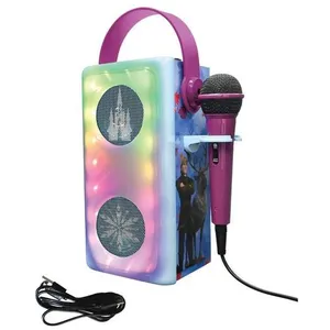 Lexibook Puissante enceinte Bluetooth lumineuse La Reine des Neiges avec micro pas cher