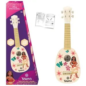 Comparateur de prix : Vaiana - Ukulele En Bois 53 Cm