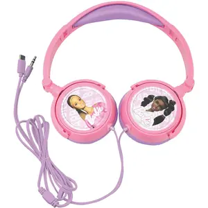 Lexibook Casque stéréo filaire pliable Barbie avec limitation de volume d'écoute TU pas cher