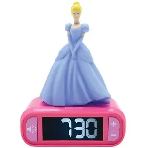 Lexibook Réveil avec veilleuse Disney Princesses Cendrillon 3D TU pas cher