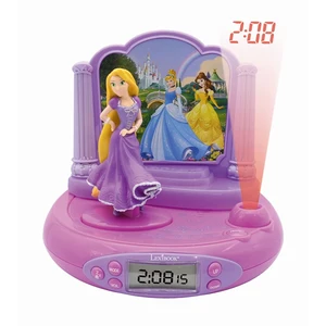 Lexibook Réveil Projecteur Disney Princesses Raiponce en 3D et sons magiques TU pas cher