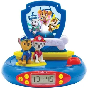 Comparateur de prix : PAT' PATROUILLE - Réveil Projecteur avec Sons pour chambre enfant - LEXIBOOK