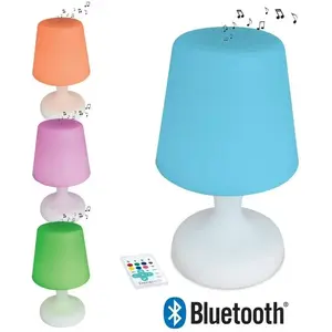 Comparateur de prix : Lexibook Lampe De Table Bluetooth Multicouleurs Waterproof Blanc