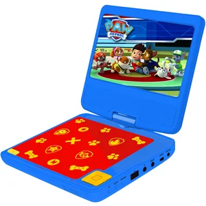 Comparateur de prix : Lexibook Lecteur DVD portable Pat’Patrouille, avec port USB, Bleu/Rouge, DVDP6PA