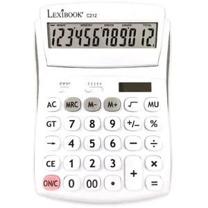 Comparateur de prix : Lexibook Calculatrice de bureau - 12 chiffres