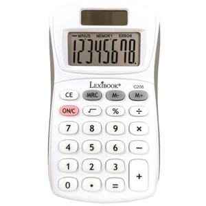 Comparateur de prix : Lexibook Calculatrice de Poche 8 Chiffres avec Finition Rubber TU