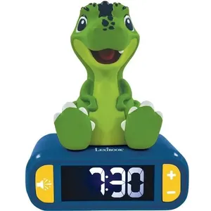 Comparateur de prix : LEXIBOOK Réveil dino avec figurine veilleuse 3D et sonneries spéciales