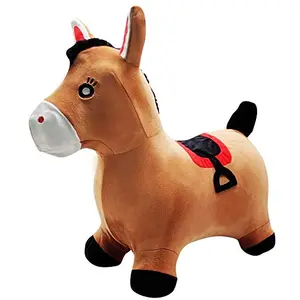 Comparateur de prix : Porteur Poney Sauteur Gonflable Peluche - LEXIBOOK