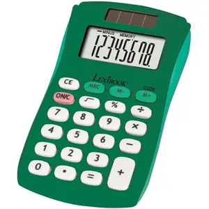 Comparateur de prix : Lexibook Calculatrice de Poche verte 8 Chiffres TU