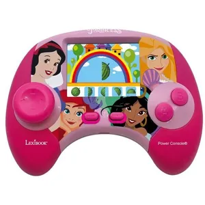 Lexibook Console Éducative Bilingue Princesses Disney Avec Écran Lcd Fr-en Rose pas cher