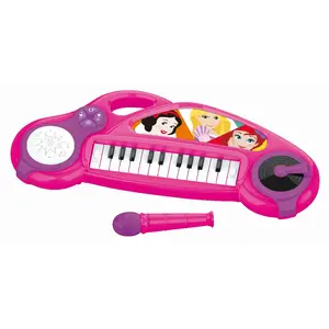 Comparateur de prix : Lexibook Piano Électronique Disney Princesse Avec Effets Lumineux Et Microphone Rose