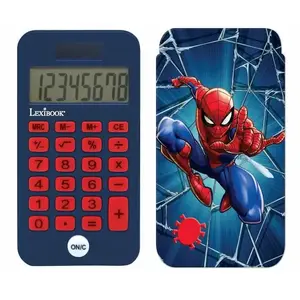 Comparateur de prix : Lexibook Calculatrice de poche 8 chiffres avec couvercle de protection SpiderMan