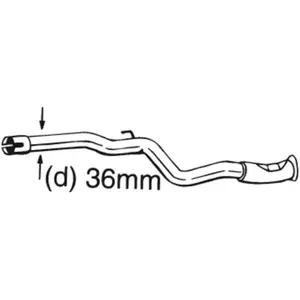 Tube D'échappement Bosal 889-167 pas cher