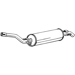 Silencieux Arrière Bosal 278-013 pas cher