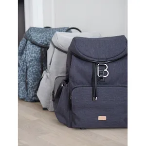 BEABA BÉABA Sac Vancouver, Sac à dos à langer, Heather grey