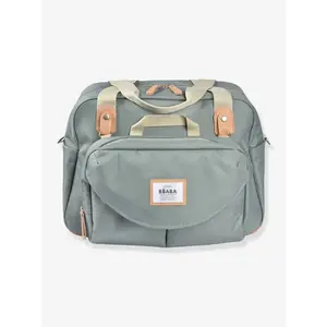 Comparateur de prix : BEABA Sac à langer modulable Genève II, grande contenance, rangements multiples, vert sauge