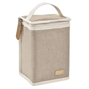 Pochette Repas Isotherme BEIGE Béaba pas cher