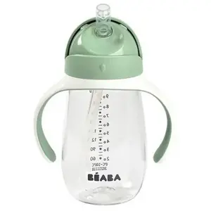 Comparateur de prix : Béaba BEABA, Biberon/Tasse d'apprentissage /Tasse paille 300 ml, Vert sauge