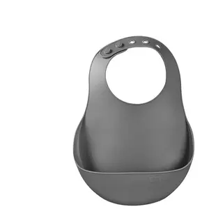 Béaba - Bavoir silicone Gris anthracite taille unique