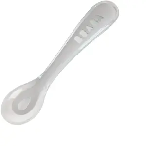 Cuillère 2e âge repas Soft en silicone GRIS BéabaVendu parfnac