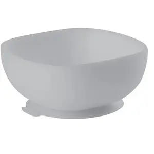 Comparateur de prix : Bol Ventouse pour Enfant - BÉABA - Gris - 100% silicone - Matière douce et résistante