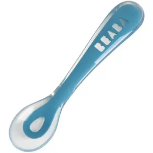 Cuillère 2ème âge soft blue - beaba