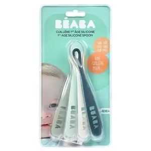 Coffret Assiette Et Cuillère En Silicone Yümi Aqua De Bbluv Sur Allobébé