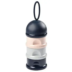BEABA Béaba Biberonnerie Boite Doseuse de Lait Empilable Rose Noir pas cher