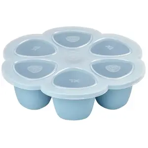 Comparateur de prix : Moule de congélation Béaba Multiportions 6 x 150 ml en Silicone Bleu